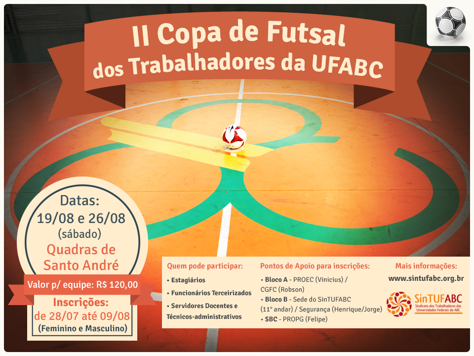 II Copa de Futsal dos Trabalhadores da UFABC